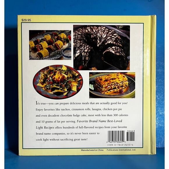 Favorite Brand Name Best-Loved Light Recipes Cookbook (1996, Hardcover) - Picture 2 of 8